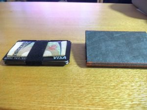 slimfold next to machie era wallet 薄い財布 thin wallet