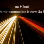au hikari my internet connection is now 5 times faster