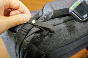 Peak Design Everyday Backpack side zipper tab