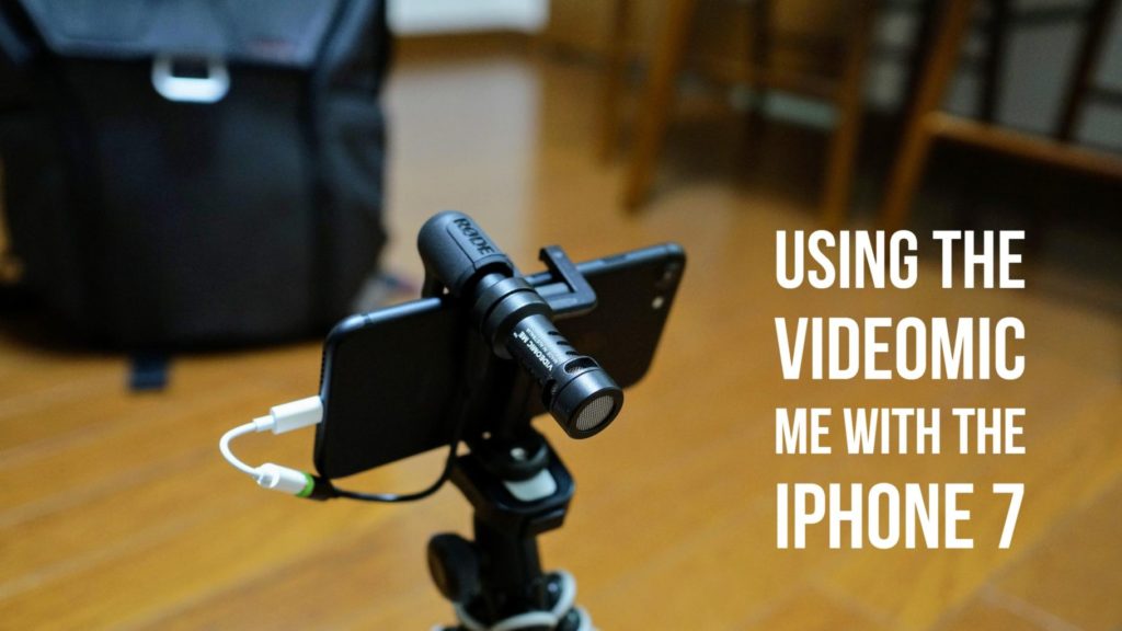 using the videomic me with the iphone 7
