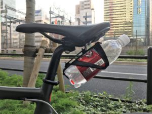 bottle cage with plastic bottle