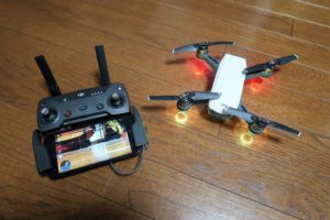 dji spark lighthing connector remote connection